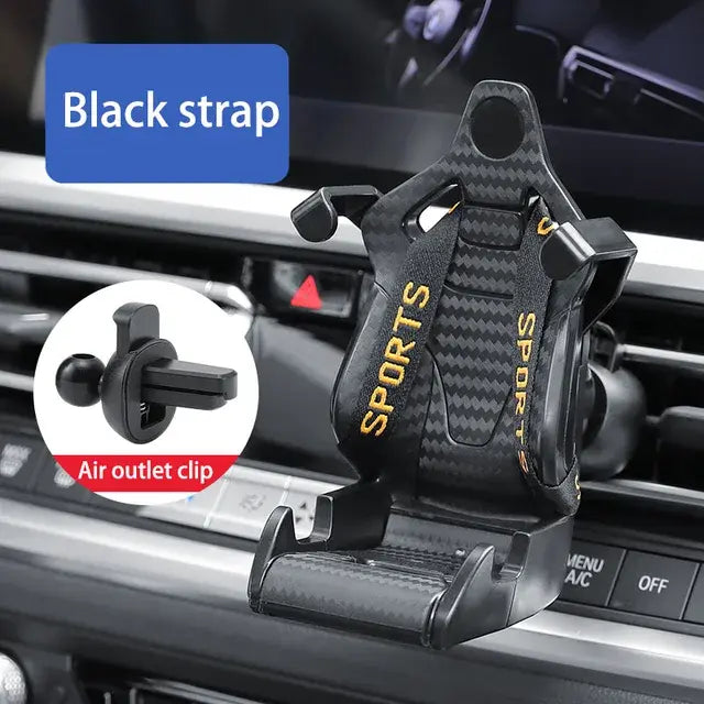 Car Racing Seat Phone Holder